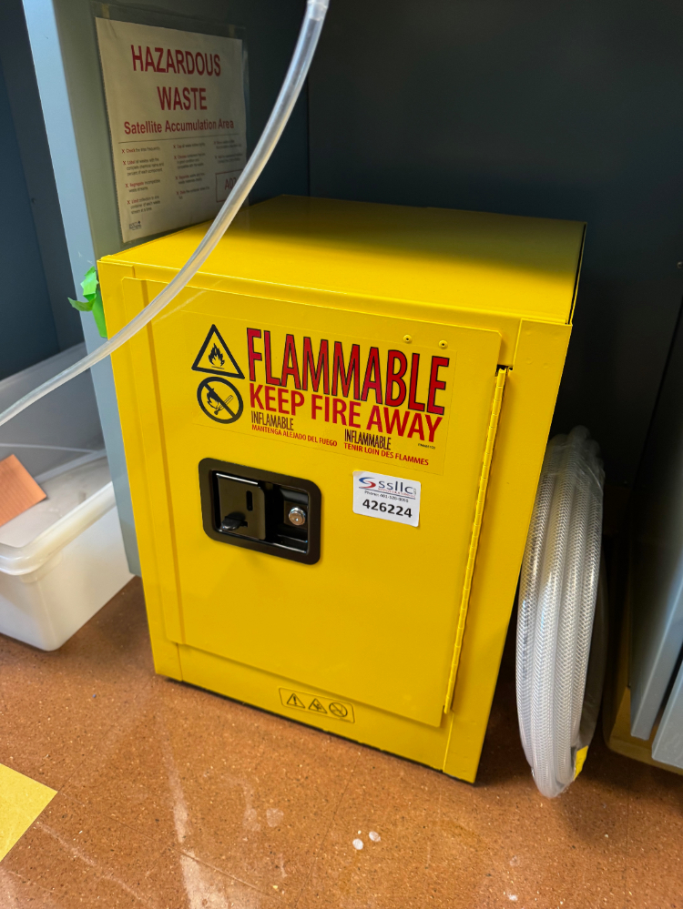 Image of ULINE 4 Gallon Flammable Liquid Storage Cabinet